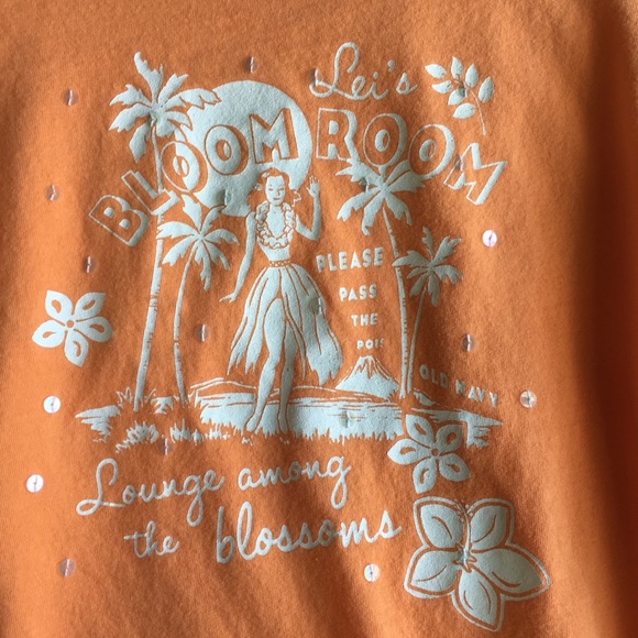 {OLD NAVY} Hula Girl Embellished Graphic Print Tee - Picture 4 of 8
